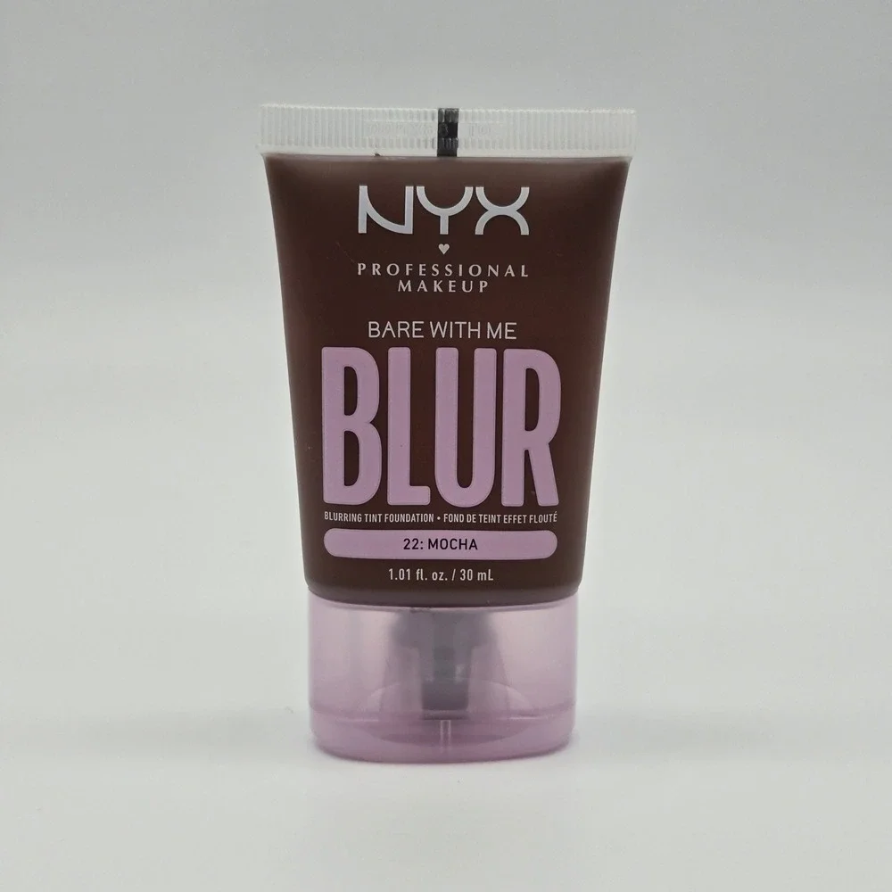 NYX Bare With Me Blur Tint Foundation Women 1.01oz 22 Mocha Matte BWMBT22 Makeup